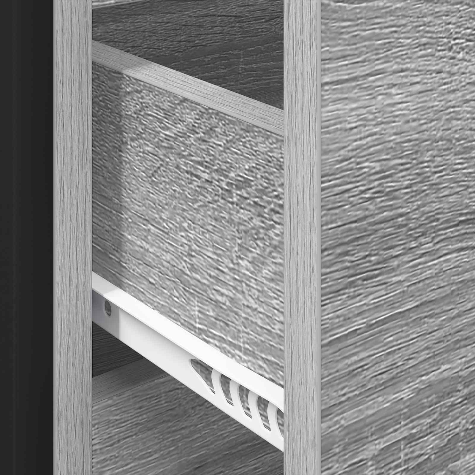 vidaXL Bufet Szary Sonoma 79 x 36 x 75.5 cm Materiał drewnopochodny