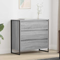 vidaXL Bufet Szary Sonoma 79 x 36 x 75.5 cm Materiał drewnopochodny