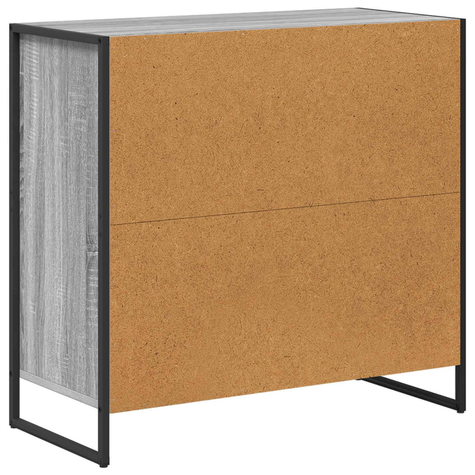 vidaXL Bufet Szary Sonoma 79 x 36 x 75.5 cm Materiał drewnopochodny