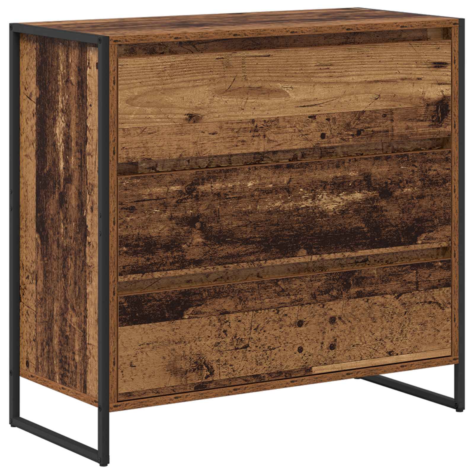 vidaXL Bufet Stare drewno 79 x 36 x 75.5 cm Materiał drewnopochodny