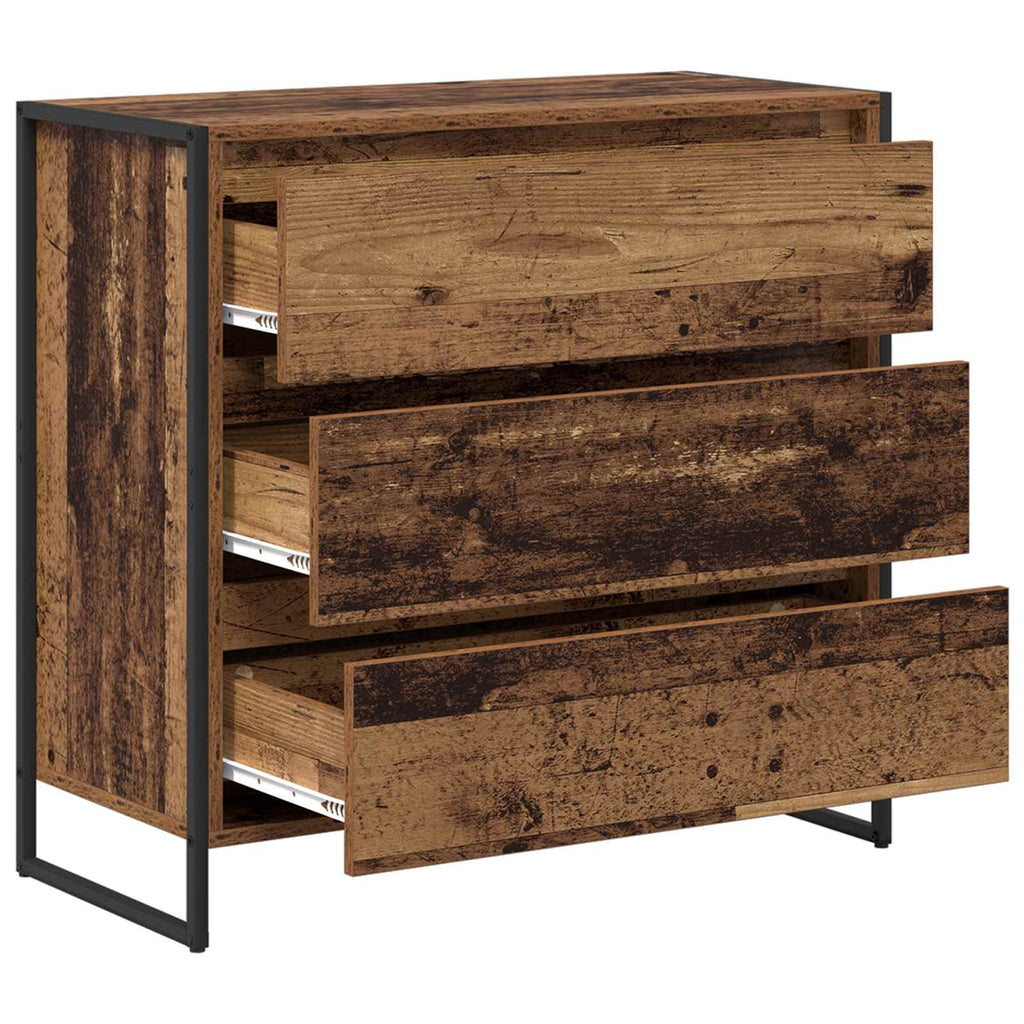 vidaXL Bufet Stare drewno 79 x 36 x 75.5 cm Materiał drewnopochodny