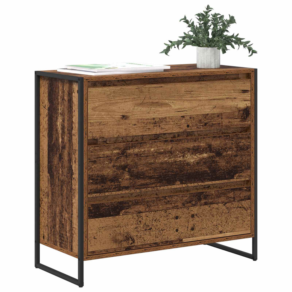 vidaXL Bufet Stare drewno 79 x 36 x 75.5 cm Materiał drewnopochodny