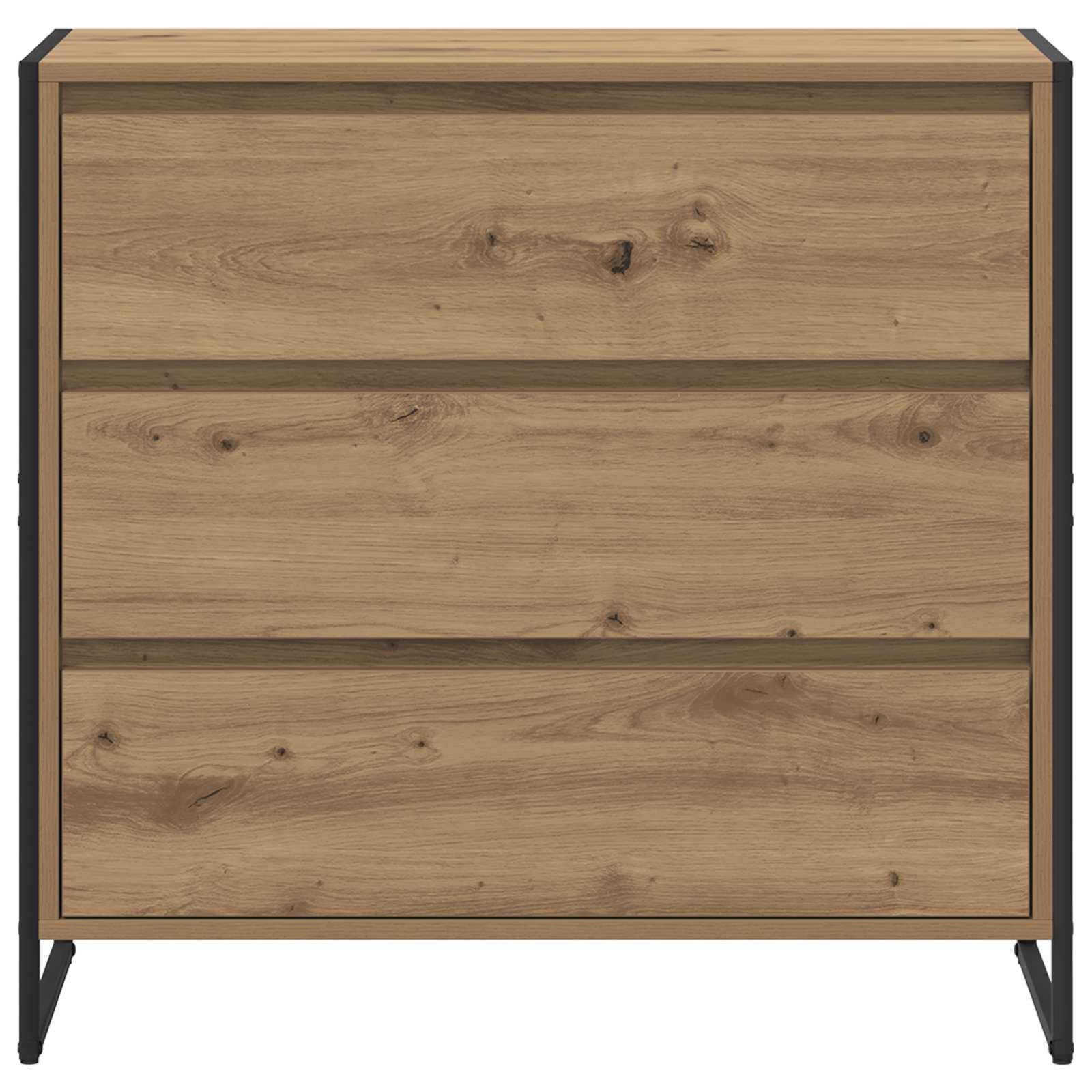 vidaXL Bufet z szufladą Dąb rzemieślniczy 79 x 36 x 75.5 cm