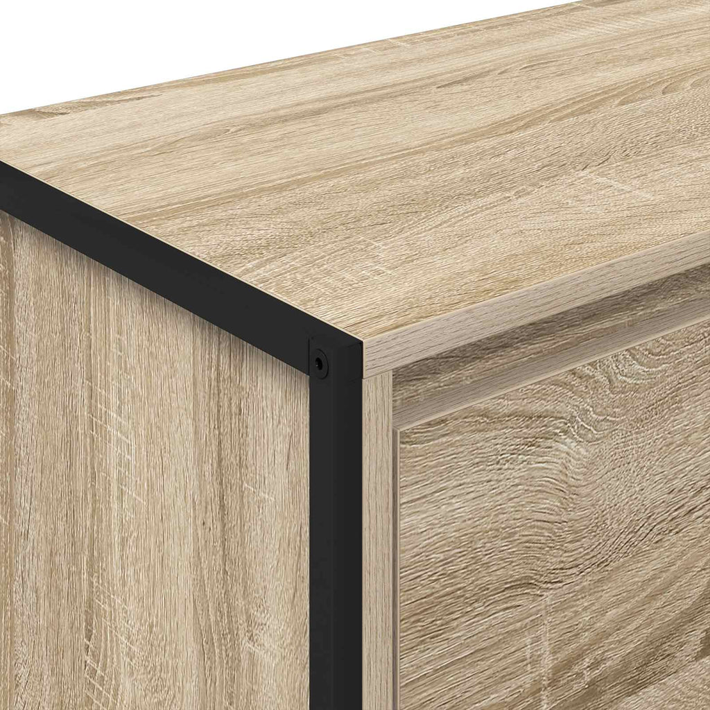 vidaXL Szafka boczna Sonoma 79 x 36 x 75 cm Materiał drewnopochodny
