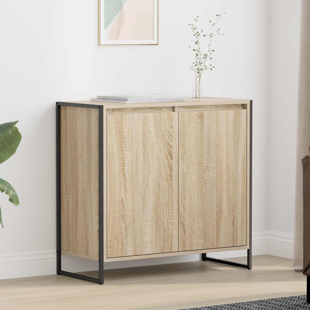 vidaXL Szafka boczna Sonoma 79 x 36 x 75 cm Materiał drewnopochodny