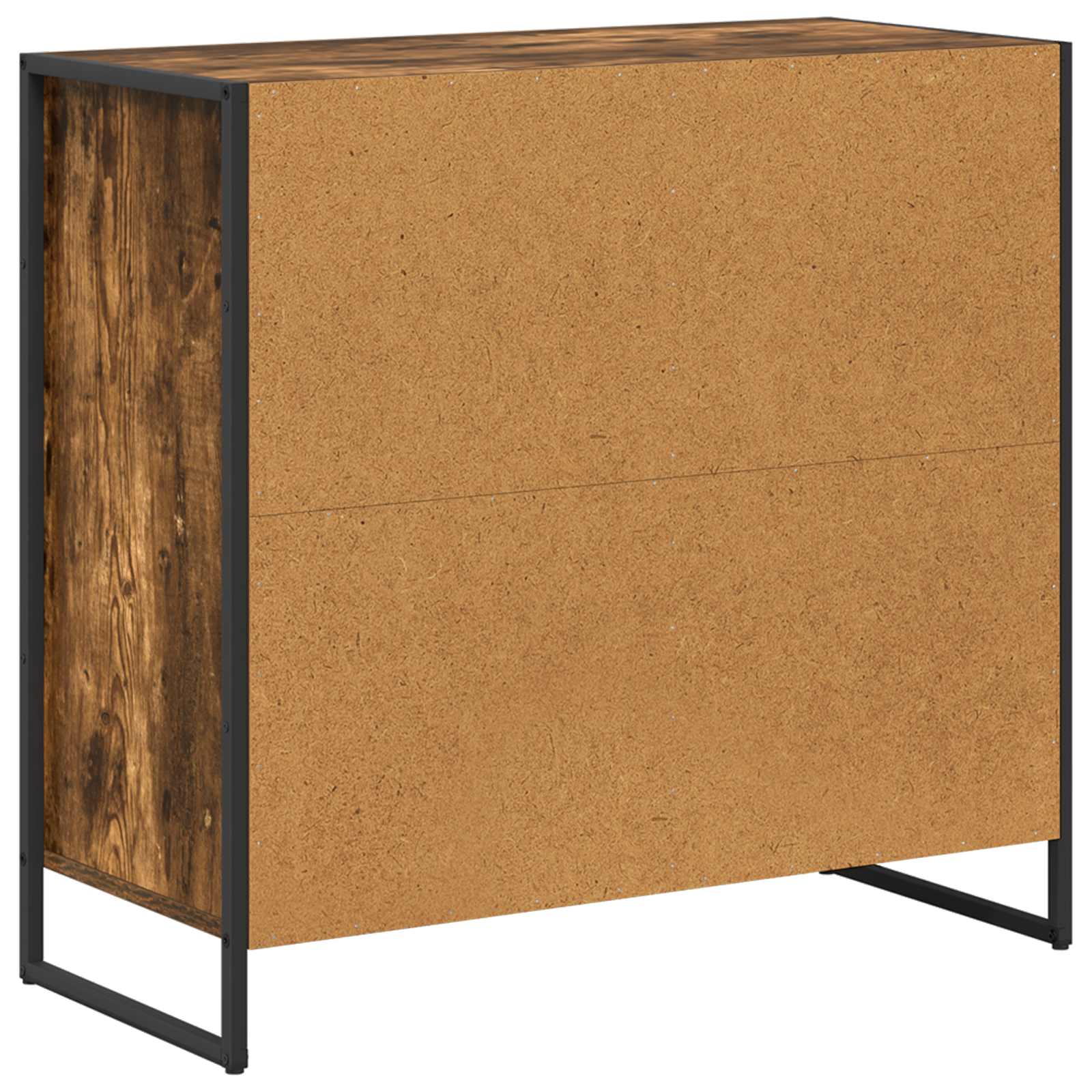 vidaXL Szafka boczna Dąb dymny 79 x 36 x 75 cm Materiał drewnopochodny
