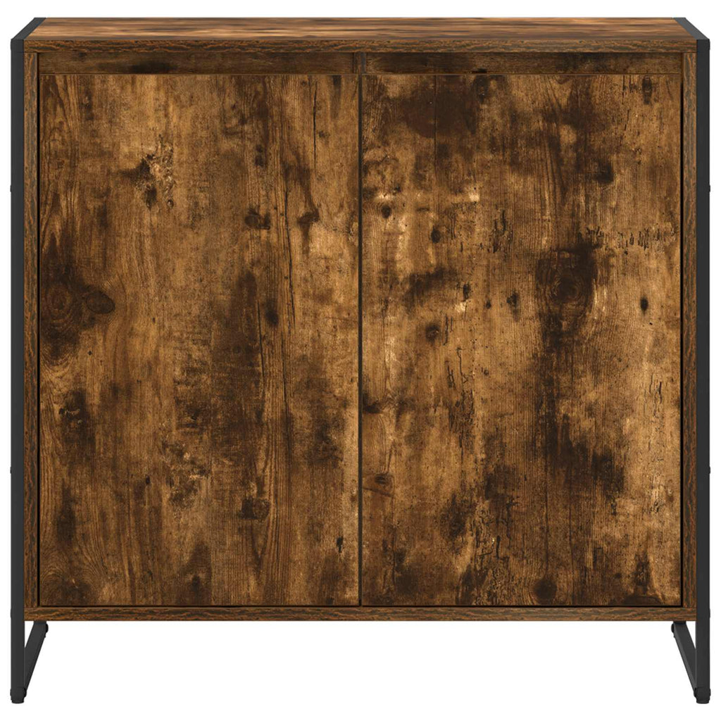 vidaXL Szafka boczna Dąb dymny 79 x 36 x 75 cm Materiał drewnopochodny