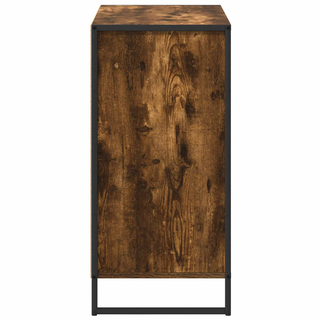 vidaXL Szafka boczna Dąb dymny 79 x 36 x 75 cm Materiał drewnopochodny