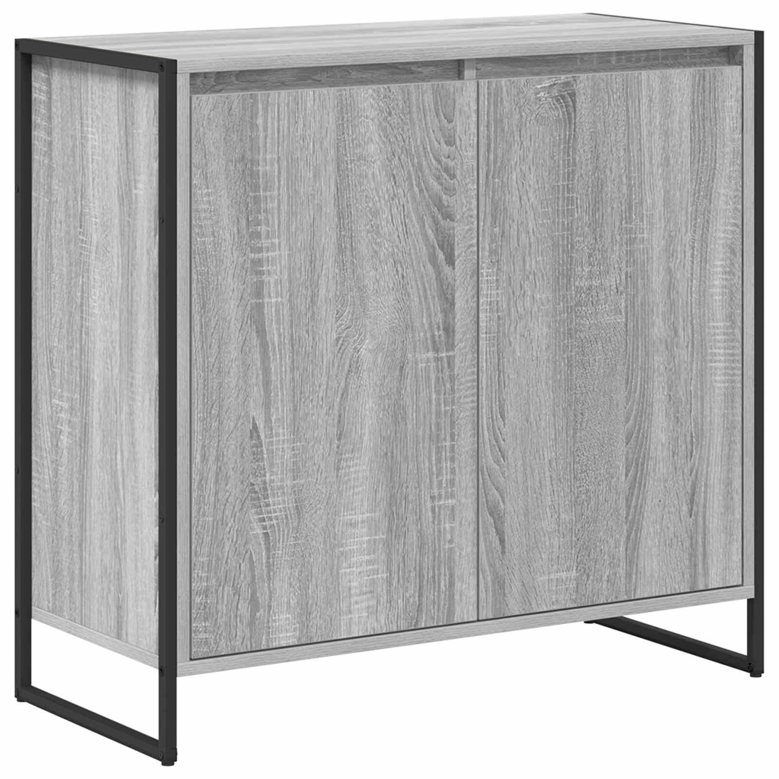 vidaXL Szafka boczna Szary Sonoma 79 x 36 x 75 cm