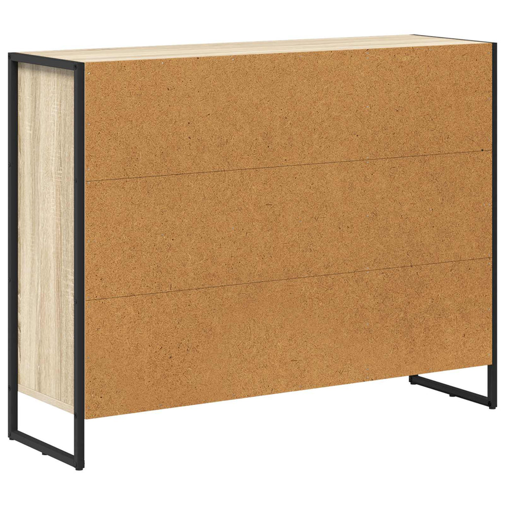 vidaXL Szafka boczna Sonoma 96,5 x 30 x 75 cm Materiał drewnopochodny
