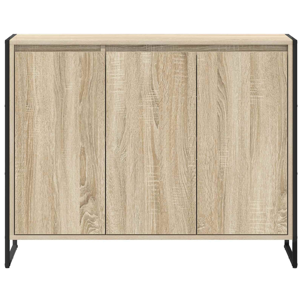 vidaXL Szafka boczna Sonoma 96,5 x 30 x 75 cm Materiał drewnopochodny