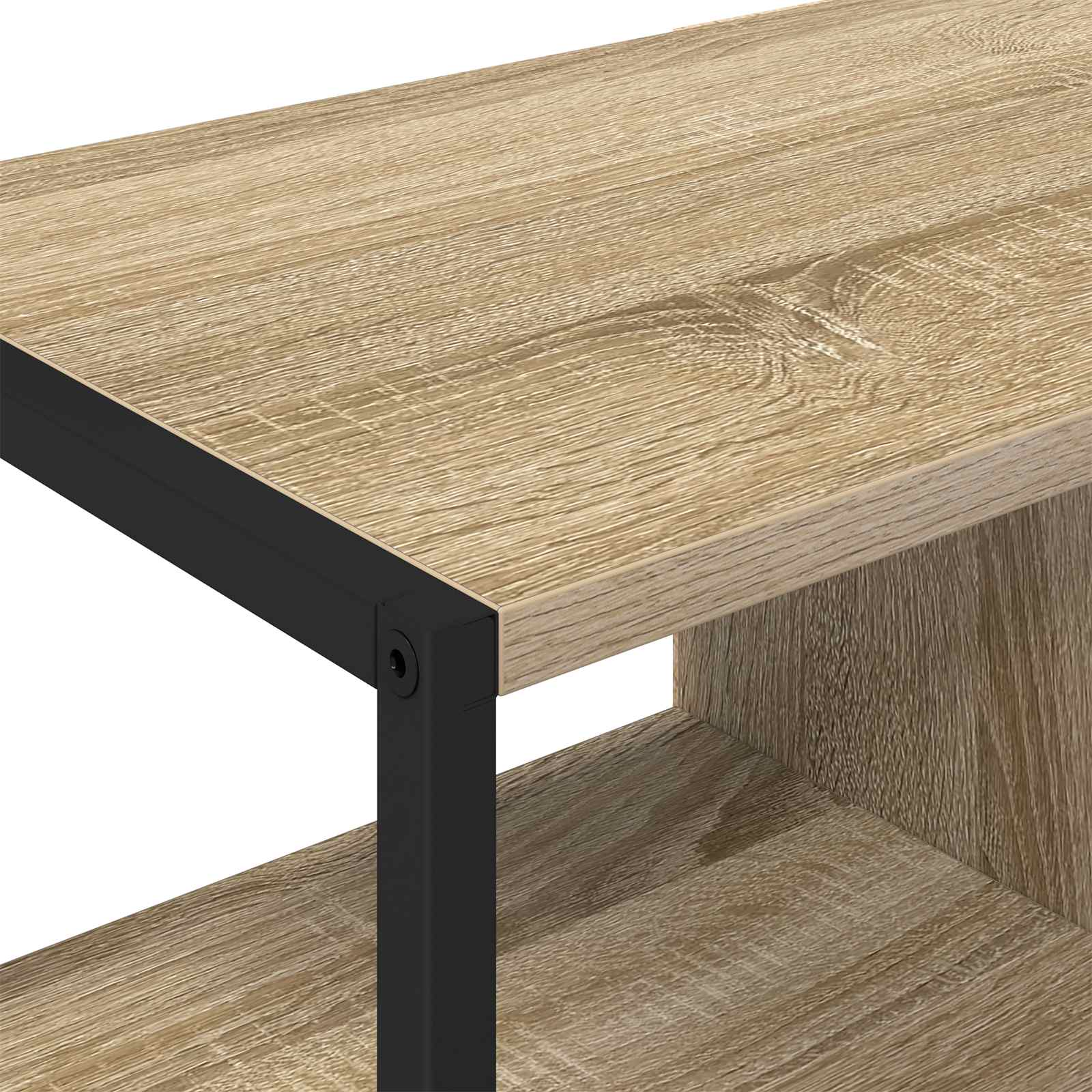 vidaXL Szafka boczna Sonoma 96.5 x 30 x 75 cm Materiał drewnopochodny