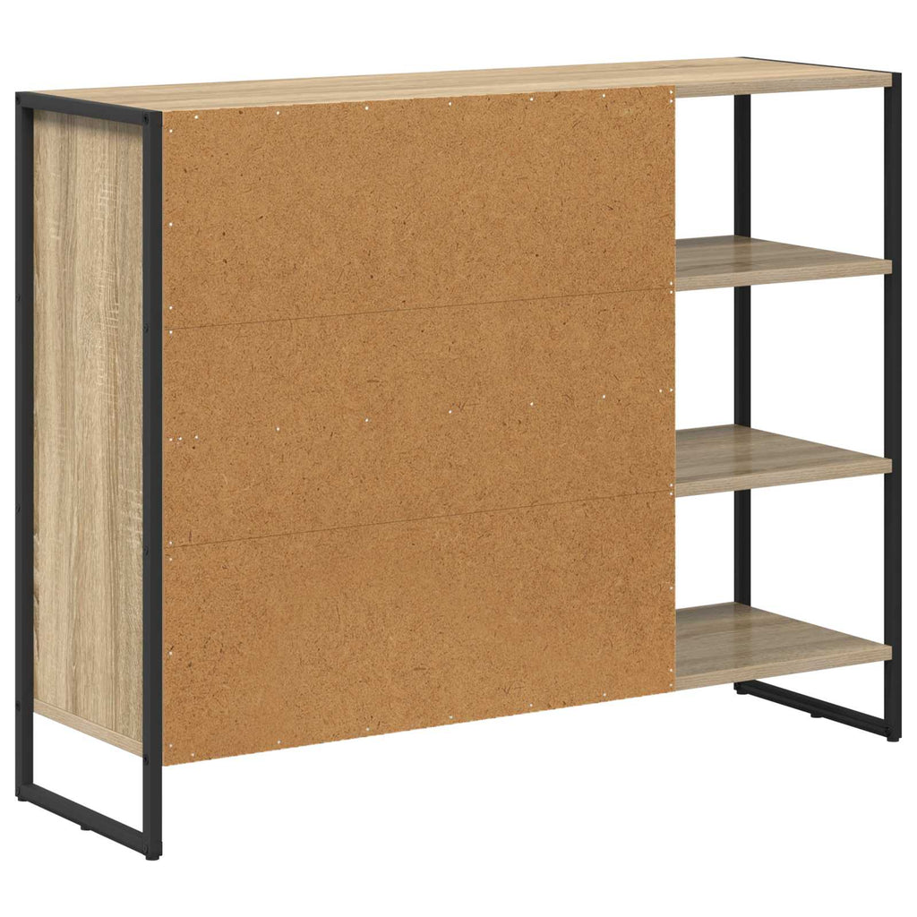 vidaXL Szafka boczna Sonoma 96.5 x 30 x 75 cm Materiał drewnopochodny