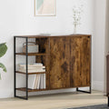 vidaXL Szafka boczna Dąb dymny 96.5 x 30 x 75 cm