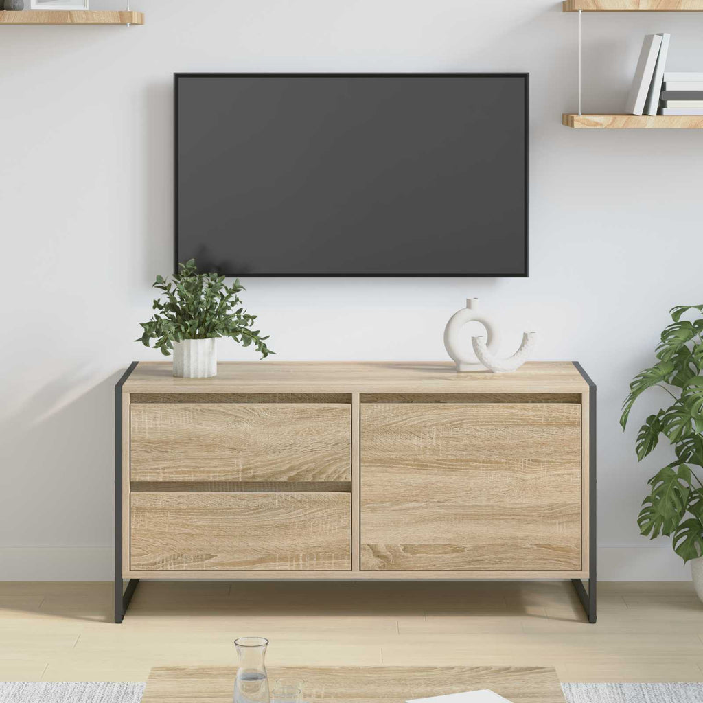 vidaXL Szafka pod telewizor z szufladą Sonoma 100 x 36 x 49.5 cm