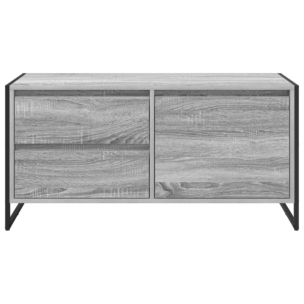 vidaXL Szafka pod telewizor z szufladą Szary Sonoma 100 x 36 x 49.5 cm