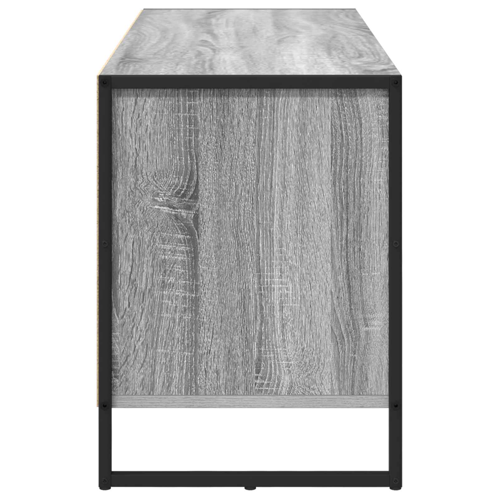 vidaXL Szafka pod telewizor z szufladą Szary Sonoma 100 x 36 x 49.5 cm