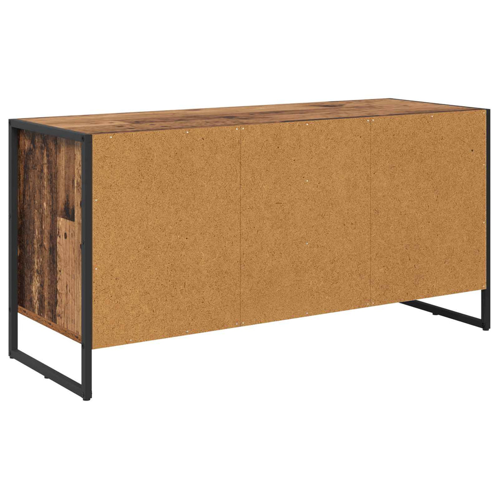 vidaXL Szafka pod telewizor z szufladą Stare drewno 100 x 36 x 49.5 cm