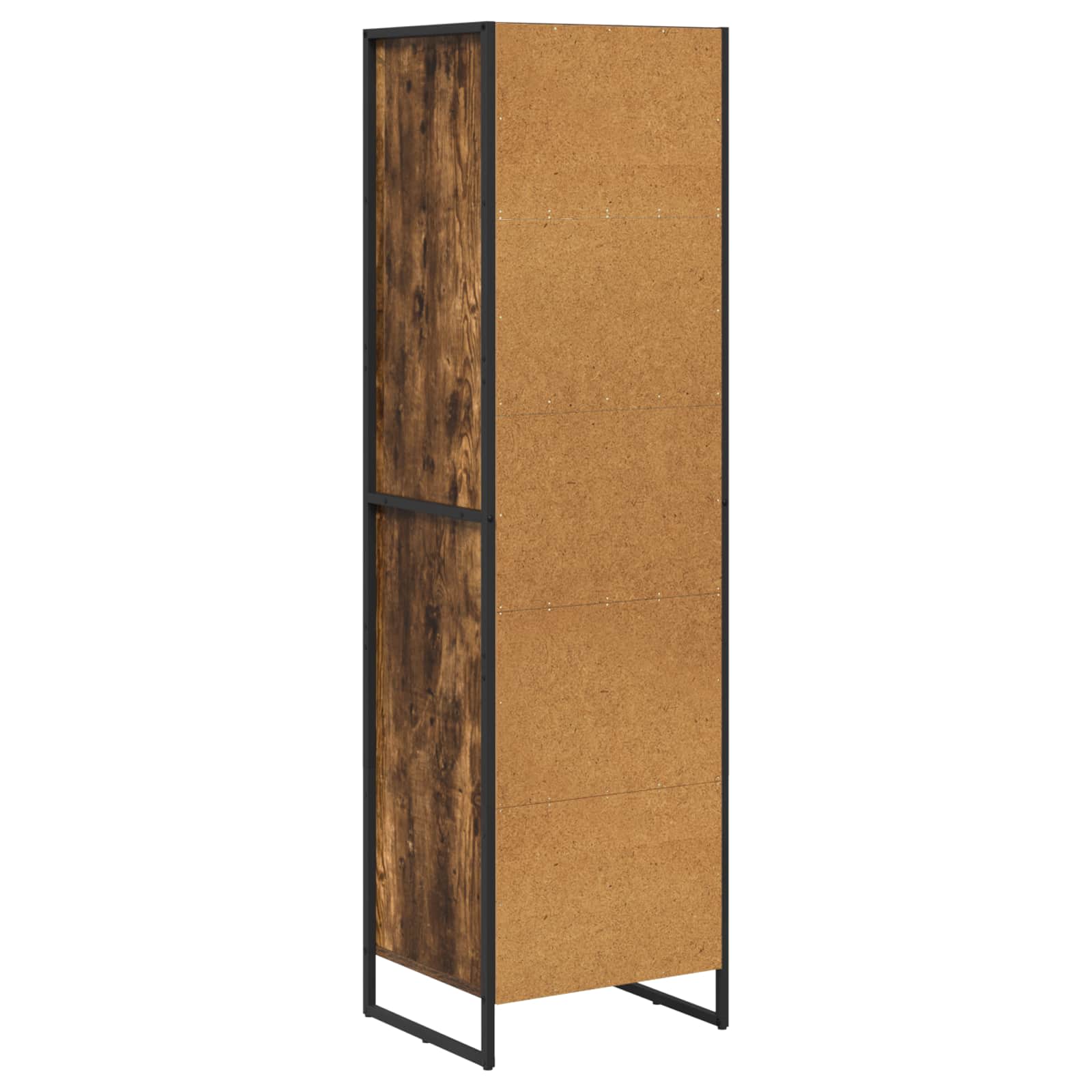 vidaXL Szafka na książki z szufladą Dąb dymny 43 x 36 x 150.5 cm