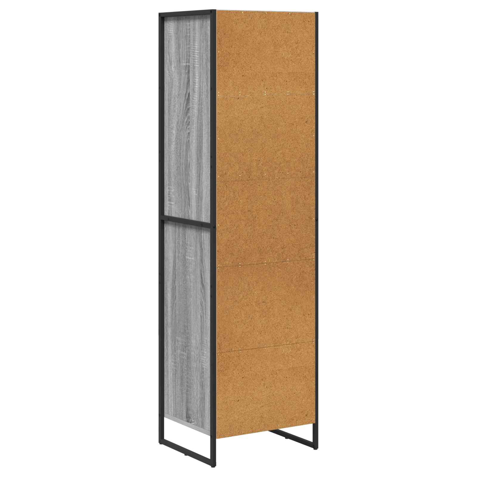 vidaXL Szafka na książki z szufladą Szary Sonoma 43 x 36 x 150.5 cm