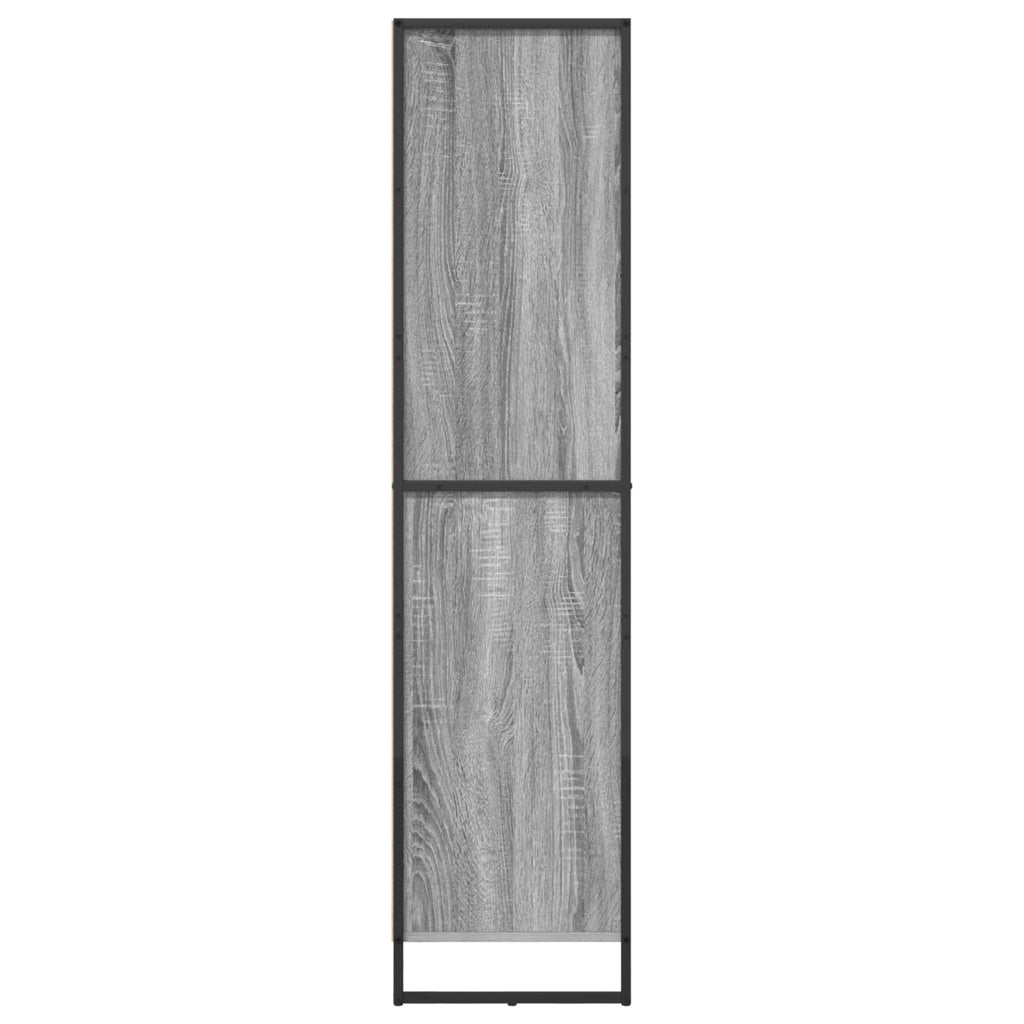 vidaXL Szafka na książki z szufladą Szary Sonoma 43 x 36 x 150.5 cm