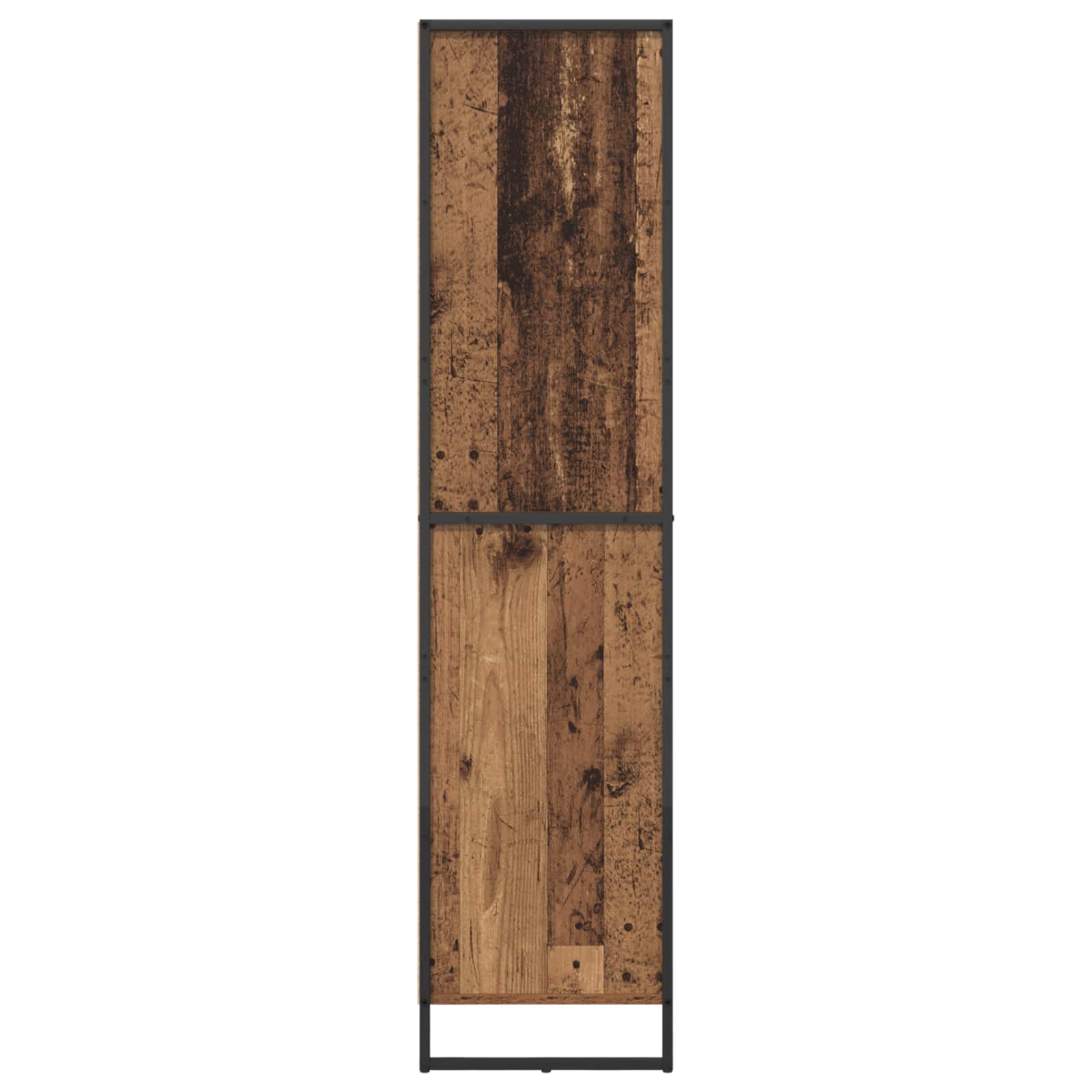 vidaXL Szafka na książki z szufladą Stare drewno 43 x 36 x 150.5 cm