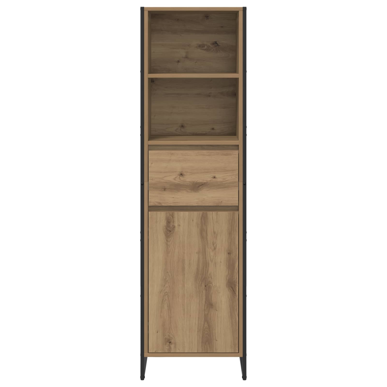 vidaXL Szafka na książki Dąb rzemieślniczy 43 x 36 x 150.5 cm