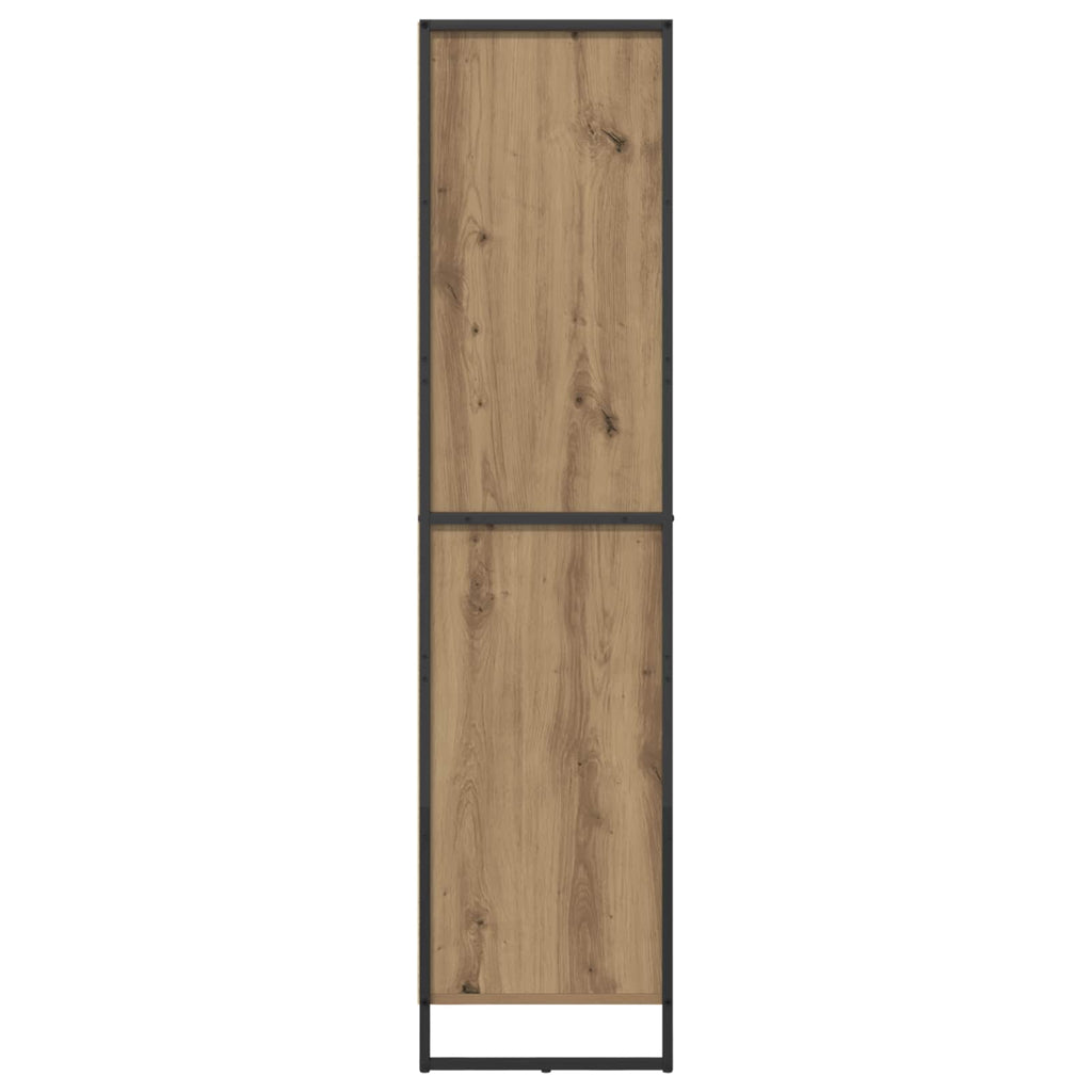 vidaXL Szafka na książki Dąb rzemieślniczy 43 x 36 x 150.5 cm