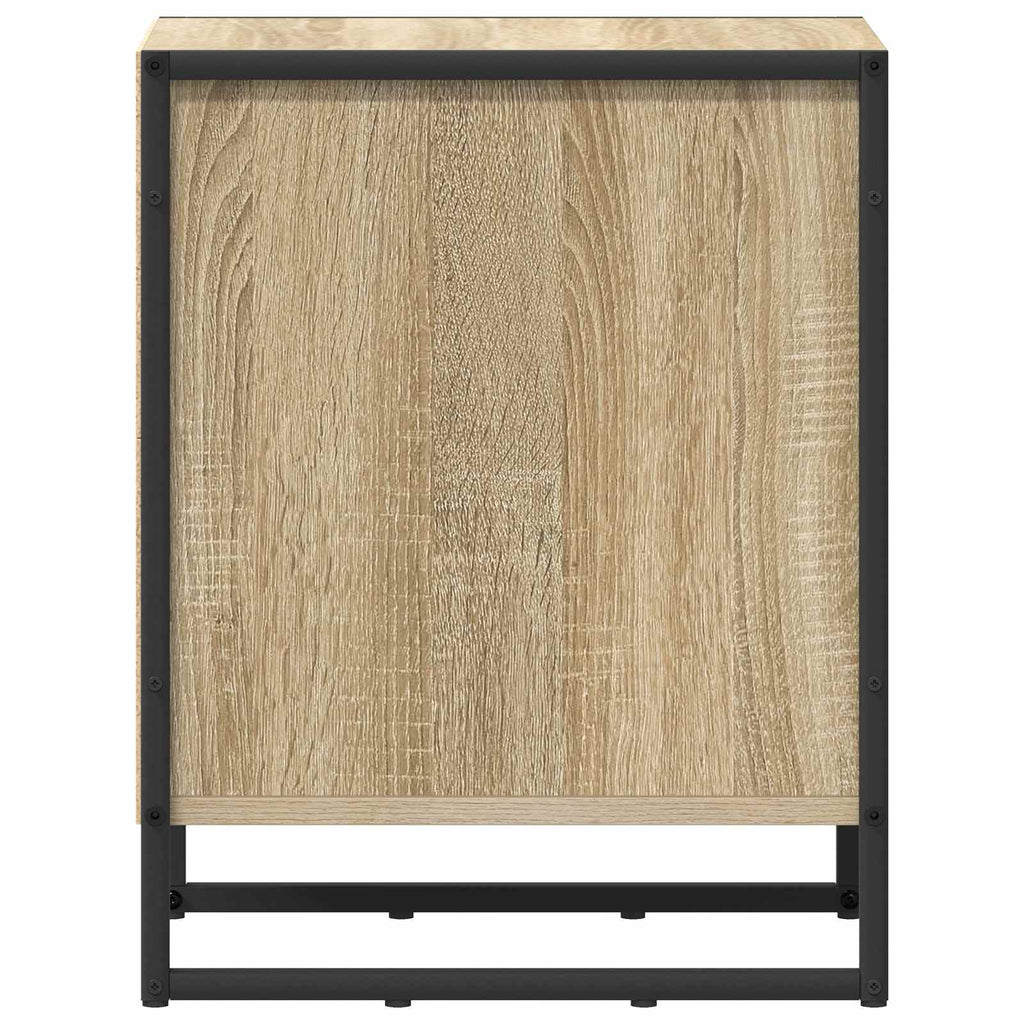 vidaXL Stolik nocny Sonoma 39.5 x 30 x 50 cm Materiał drewnopochodny
