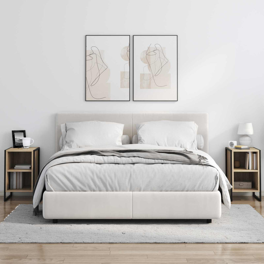 vidaXL Stolik nocny 2 pcs Sonoma 39.5 x 30 x 50 cm