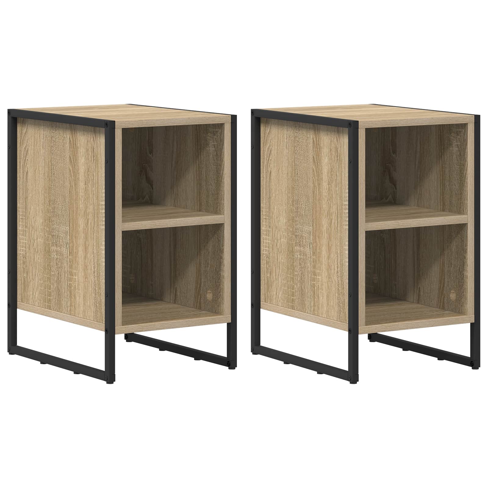 vidaXL Stolik nocny 2 pcs Sonoma 39.5 x 30 x 50 cm