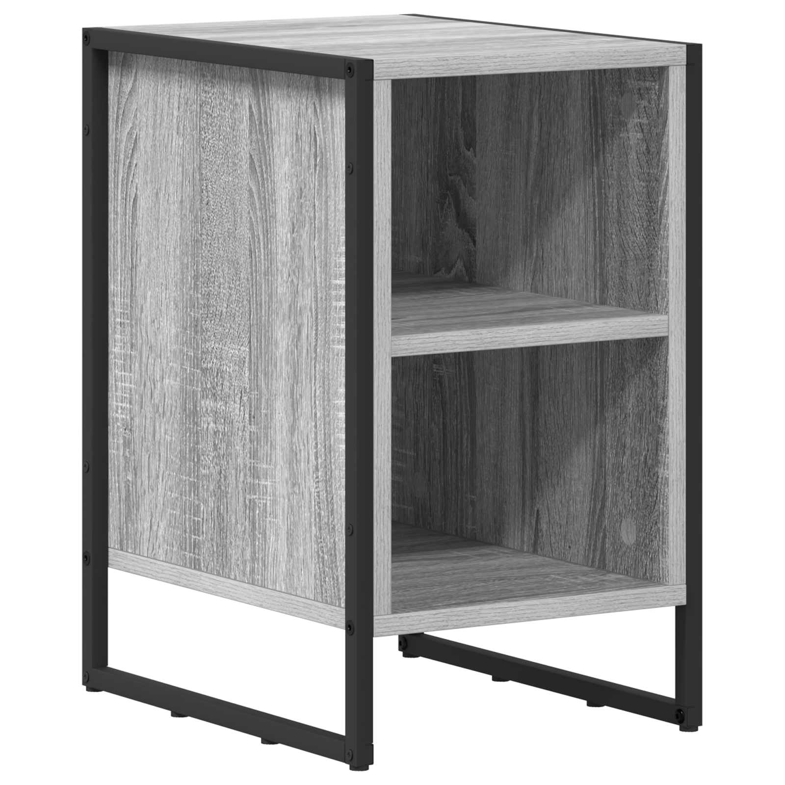 vidaXL Stolik nocny Szary Sonoma 39.5 x 30 x 50 cm