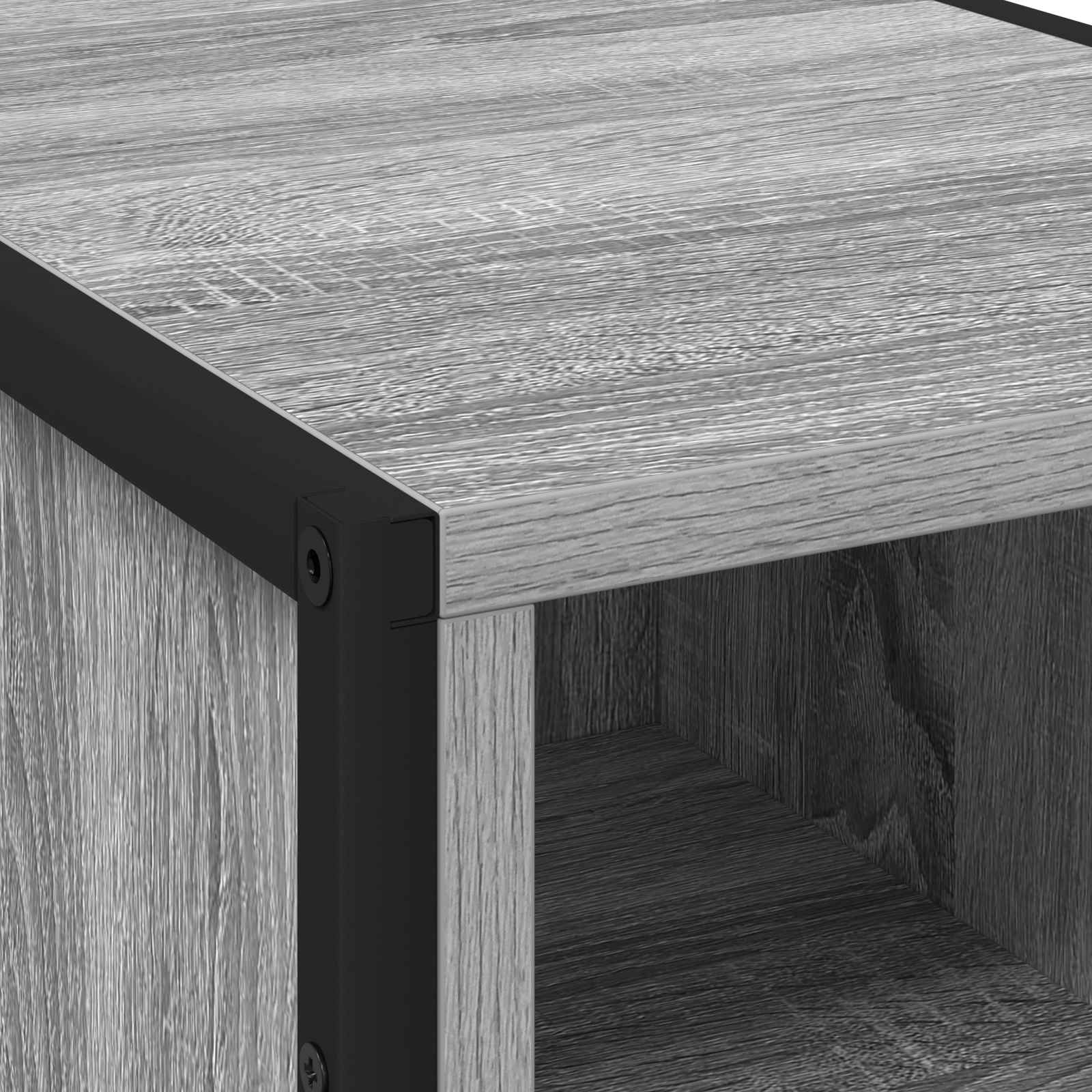 vidaXL Stolik nocny 2 pcs Szary Sonoma 39.5 x 30 x 50 cm