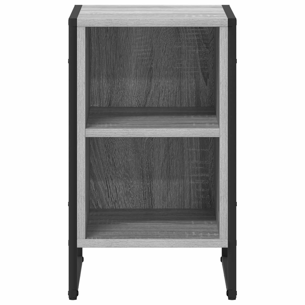 vidaXL Stolik nocny 2 pcs Szary Sonoma 39.5 x 30 x 50 cm