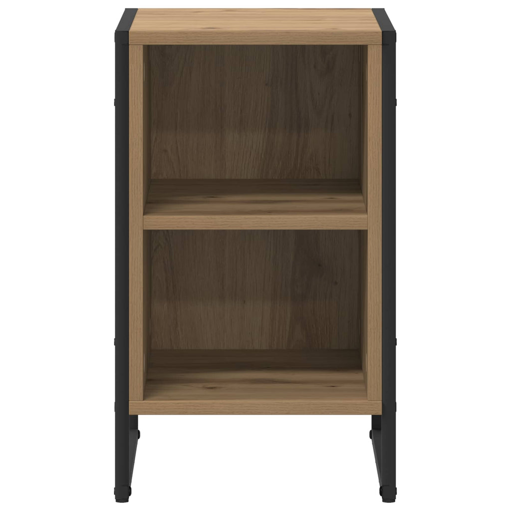 vidaXL Stolik nocny Dąb rzemieślniczy 39.5 x 30 x 50 cm