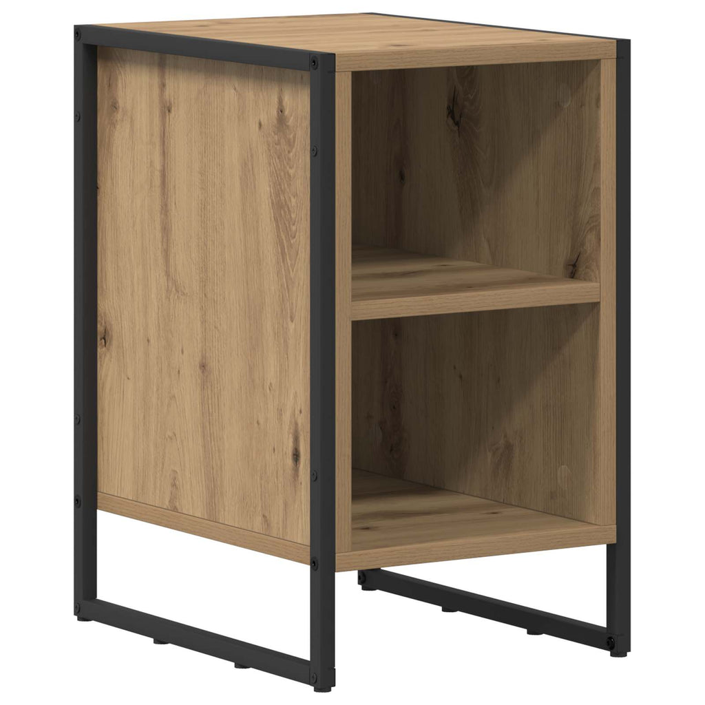 vidaXL Stolik nocny 2 pcs Dąb rzemieślniczy 39.5 x 30 x 50 cm