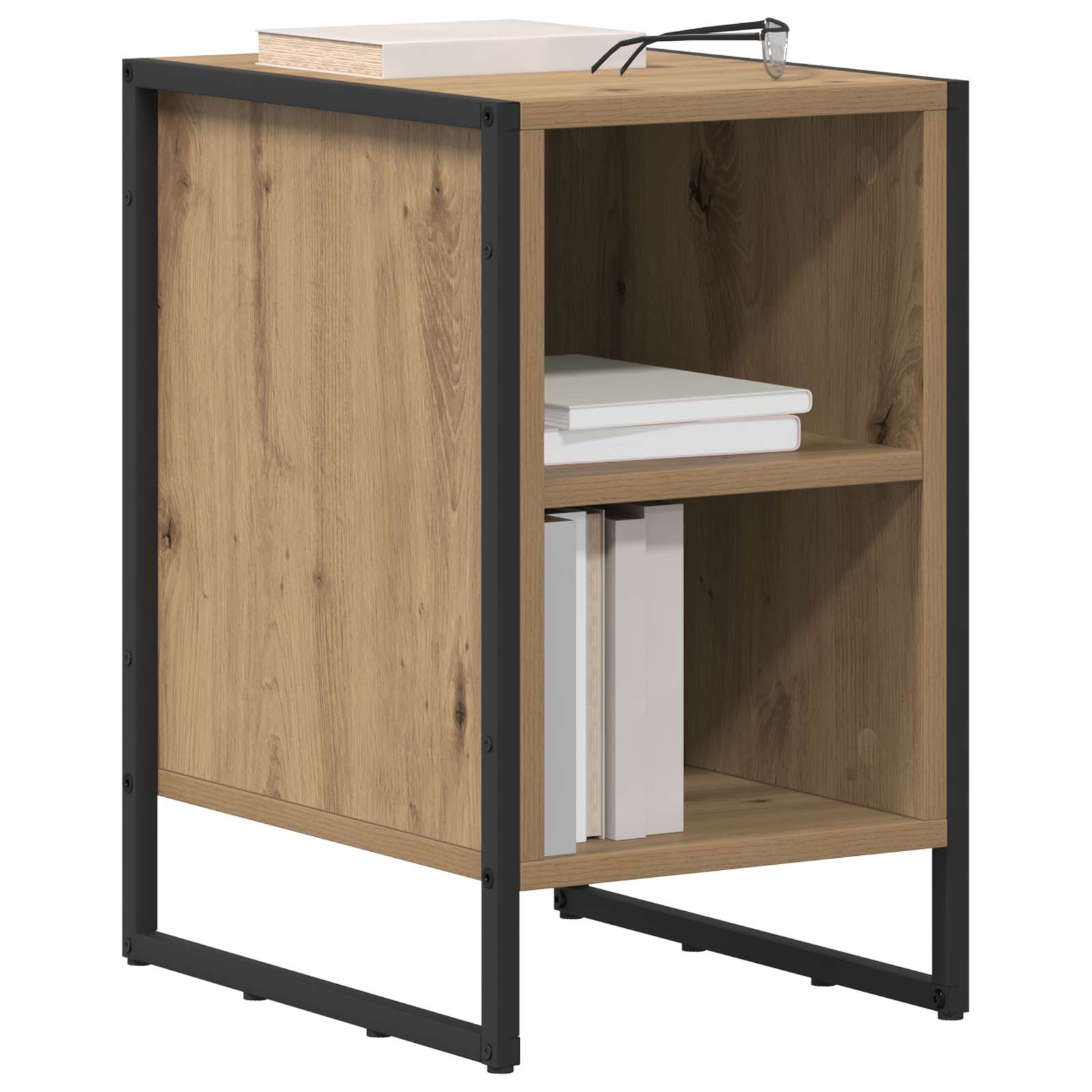 vidaXL Stolik nocny 2 pcs Dąb rzemieślniczy 39.5 x 30 x 50 cm