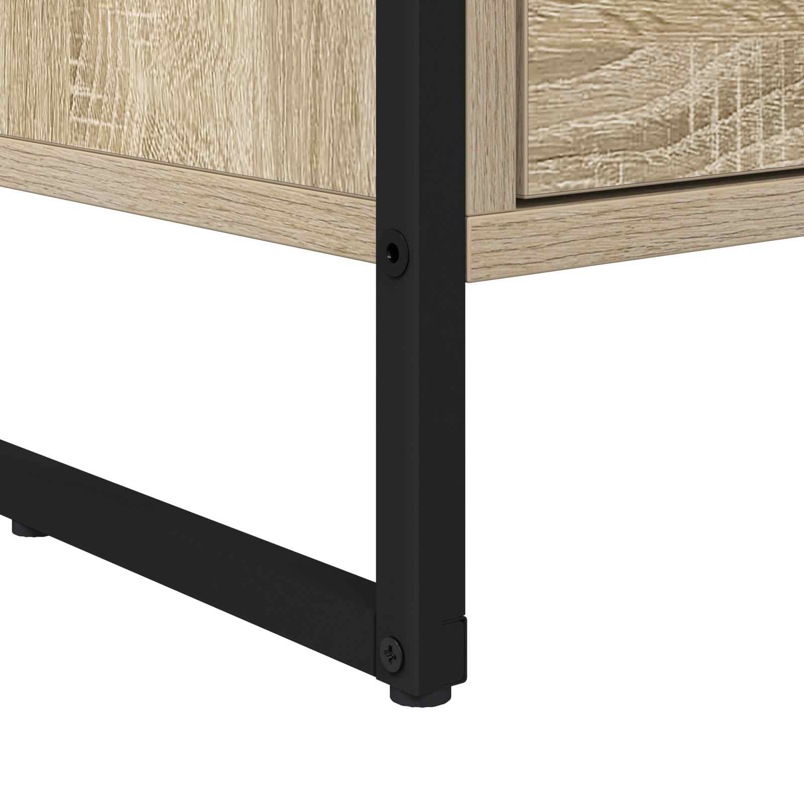 vidaXL Stolik nocny Sonoma 39,5 x 30 x 50 cm Materiał drewnopochodny