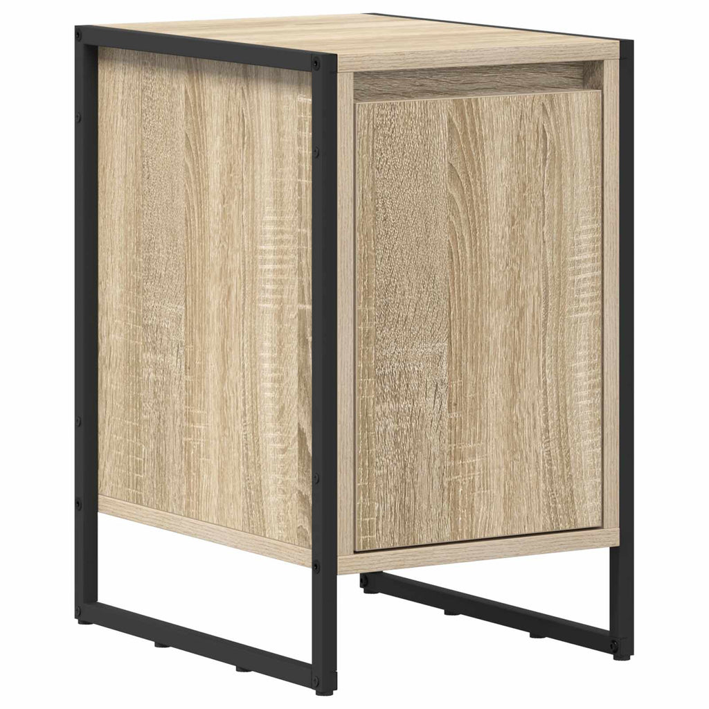 vidaXL Stolik nocny Sonoma 39,5 x 30 x 50 cm Materiał drewnopochodny