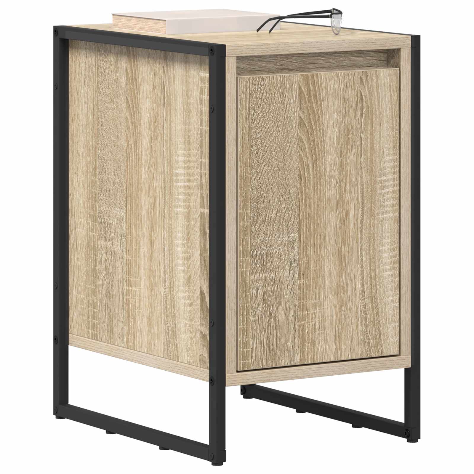 vidaXL Stolik nocny Sonoma 39,5 x 30 x 50 cm Materiał drewnopochodny