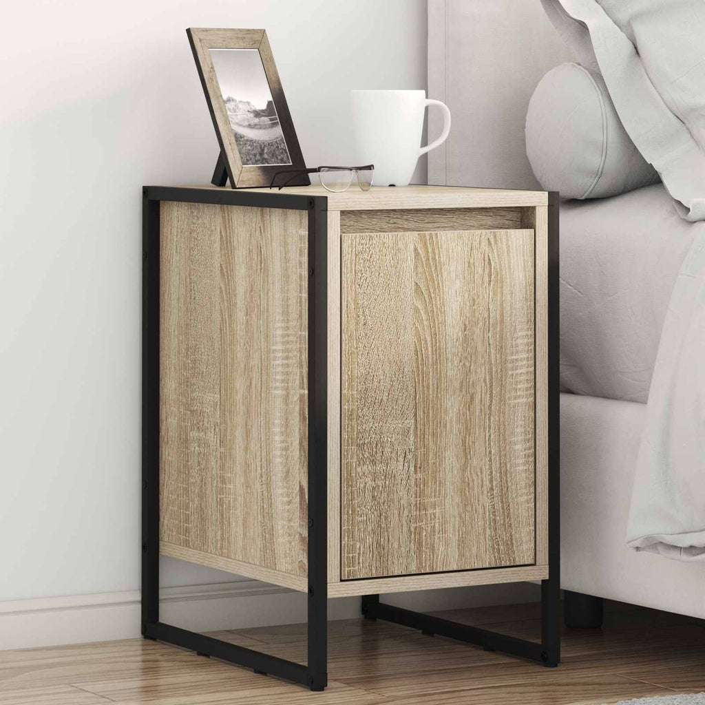 vidaXL Stolik nocny 2 pcs Sonoma 39,5 x 30 x 50 cm