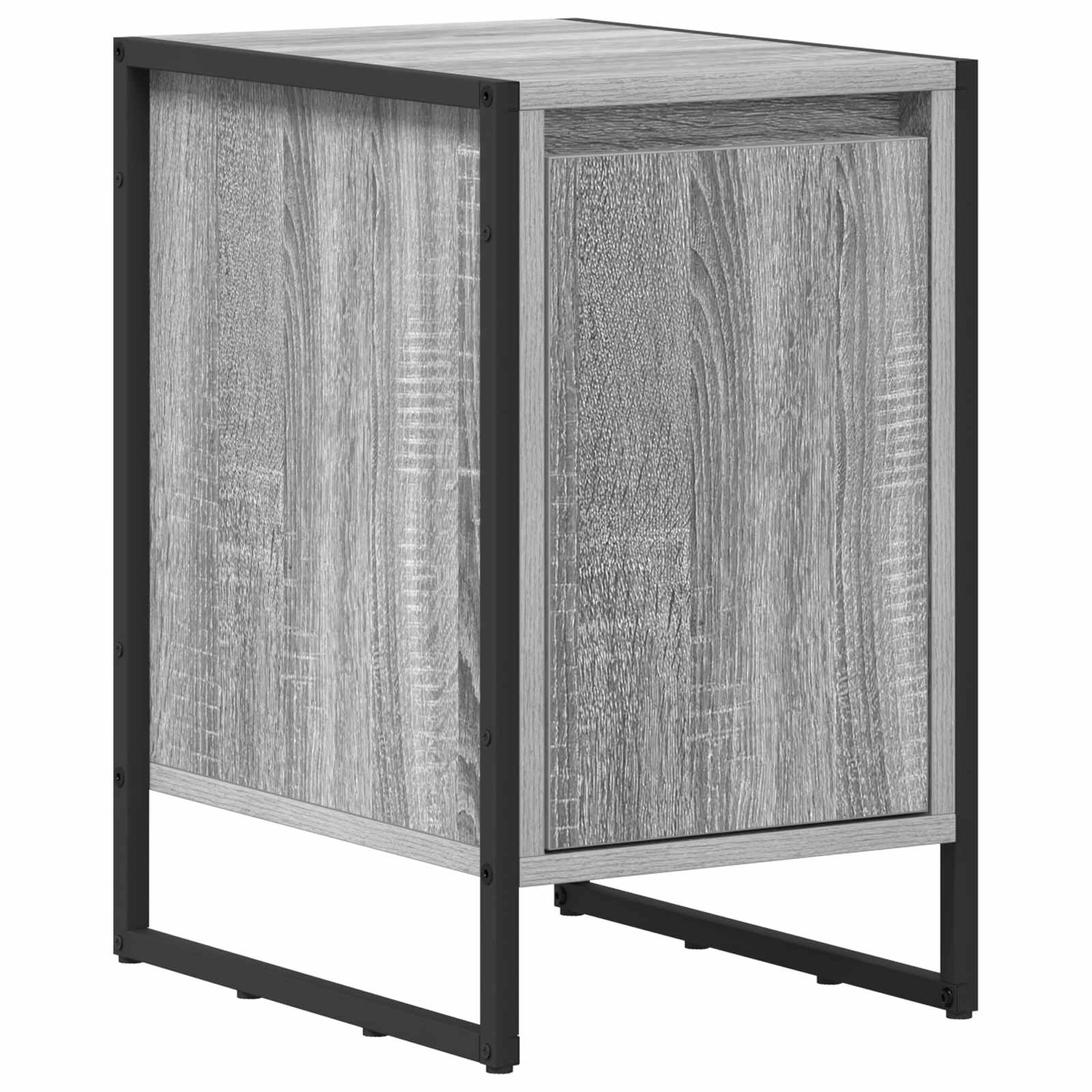 vidaXL Stolik nocny Szary Sonoma 39,5 x 30 x 50 cm