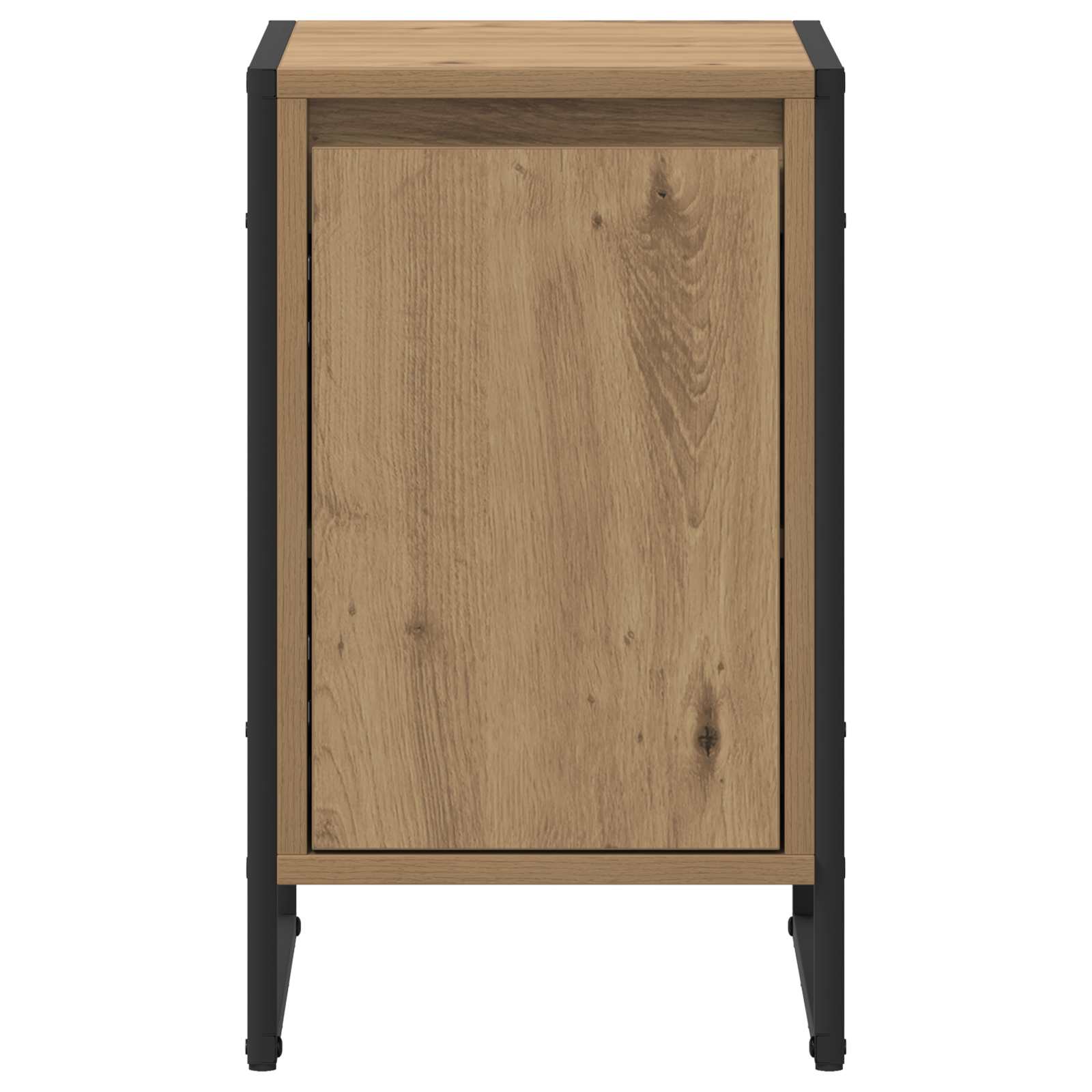 vidaXL Stolik nocny Dąb rzemieślniczy 39,5 x 30 x 50 cm