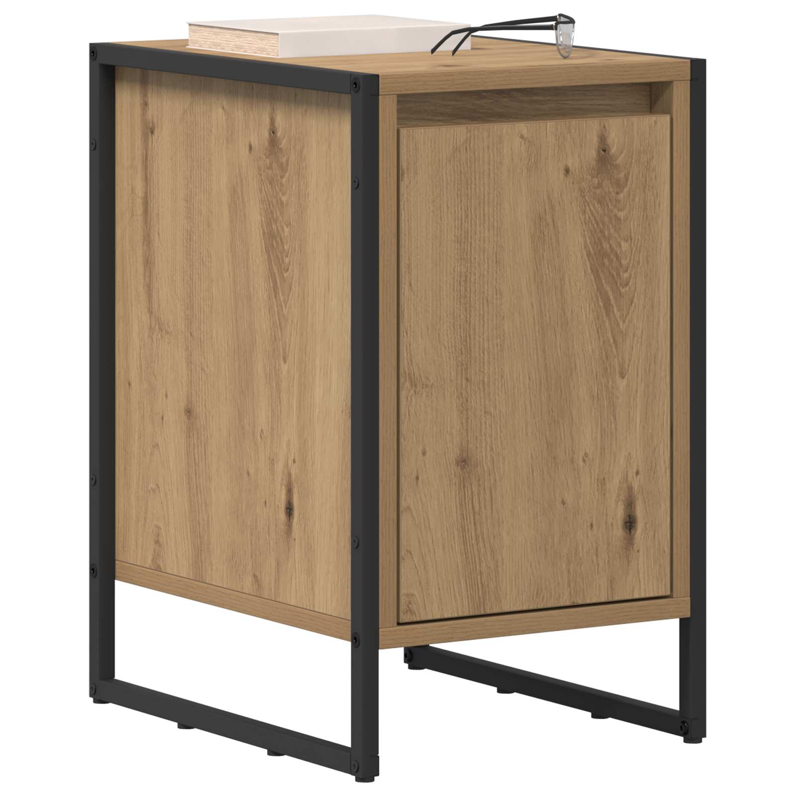 vidaXL Stolik nocny 2 pcs Dąb rzemieślniczy 39,5 x 30 x 50 cm