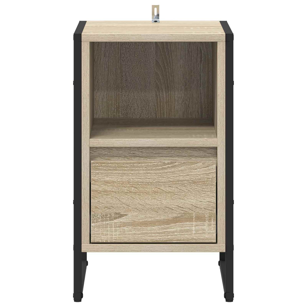 vidaXL Stolik nocny Sonoma 39,5 x 30 x 50 cm Materiał drewnopochodny