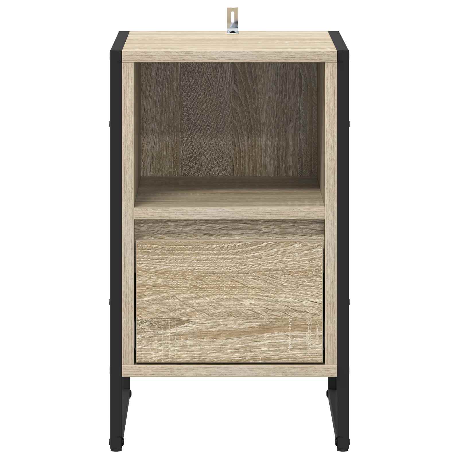vidaXL Stolik nocny Sonoma 39,5 x 30 x 50 cm Materiał drewnopochodny