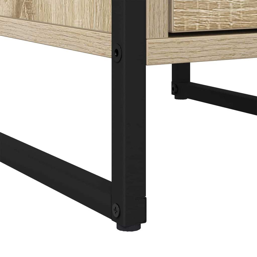 vidaXL Stolik nocny z szufladą 2 pcs Sonoma 39,5 x 30 x 50 cm