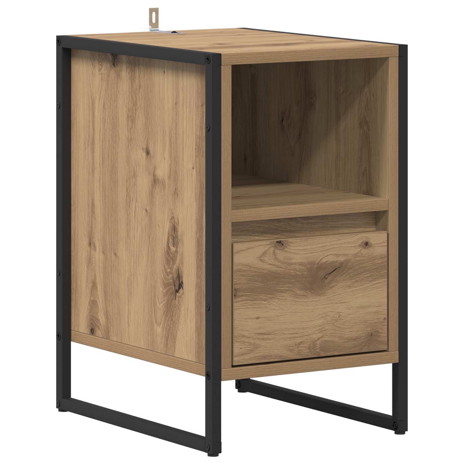 vidaXL Stolik nocny 2 pcs Dąb rzemieślniczy 39,5 x 30 x 50 cm
