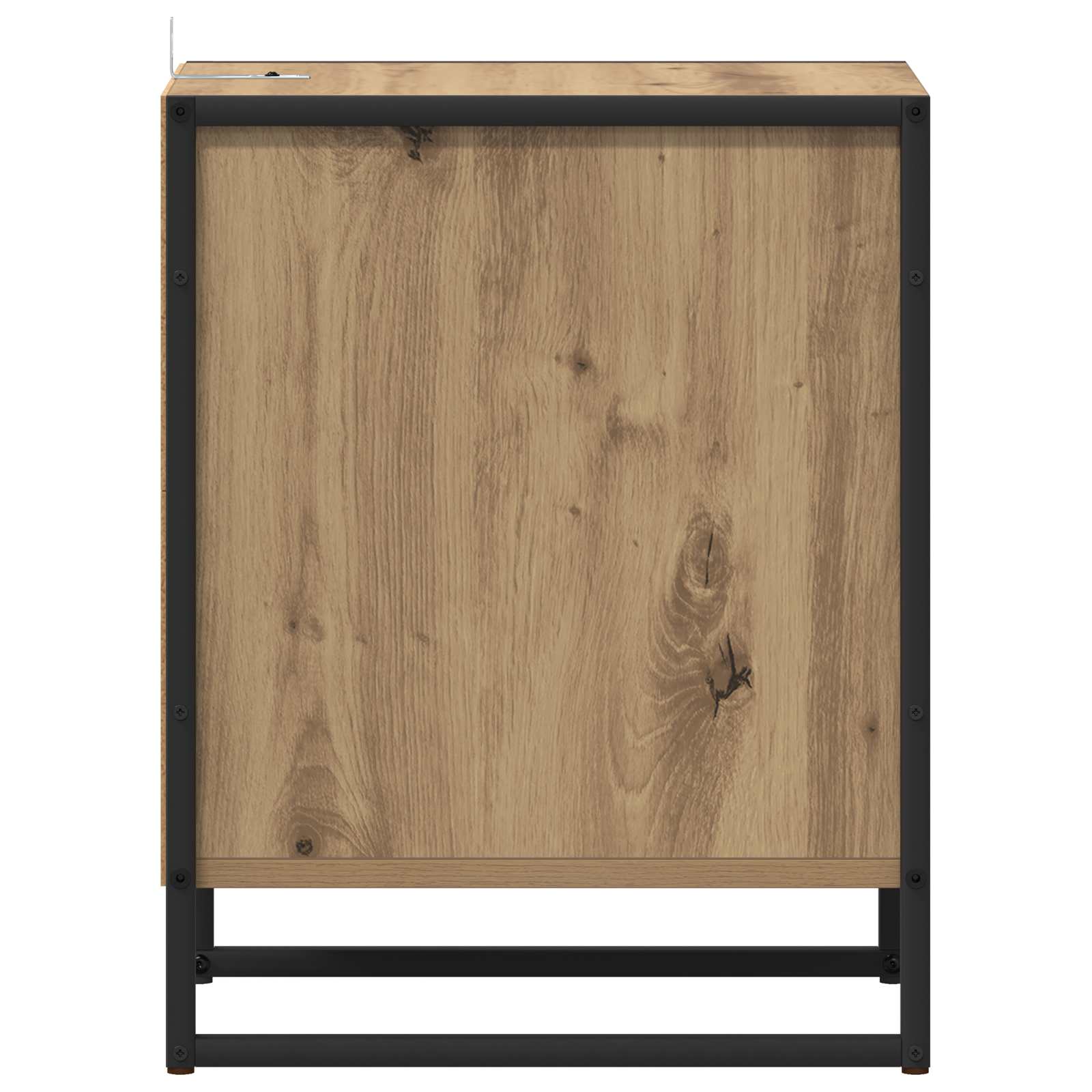 vidaXL Stolik nocny 2 pcs Dąb rzemieślniczy 39,5 x 30 x 50 cm