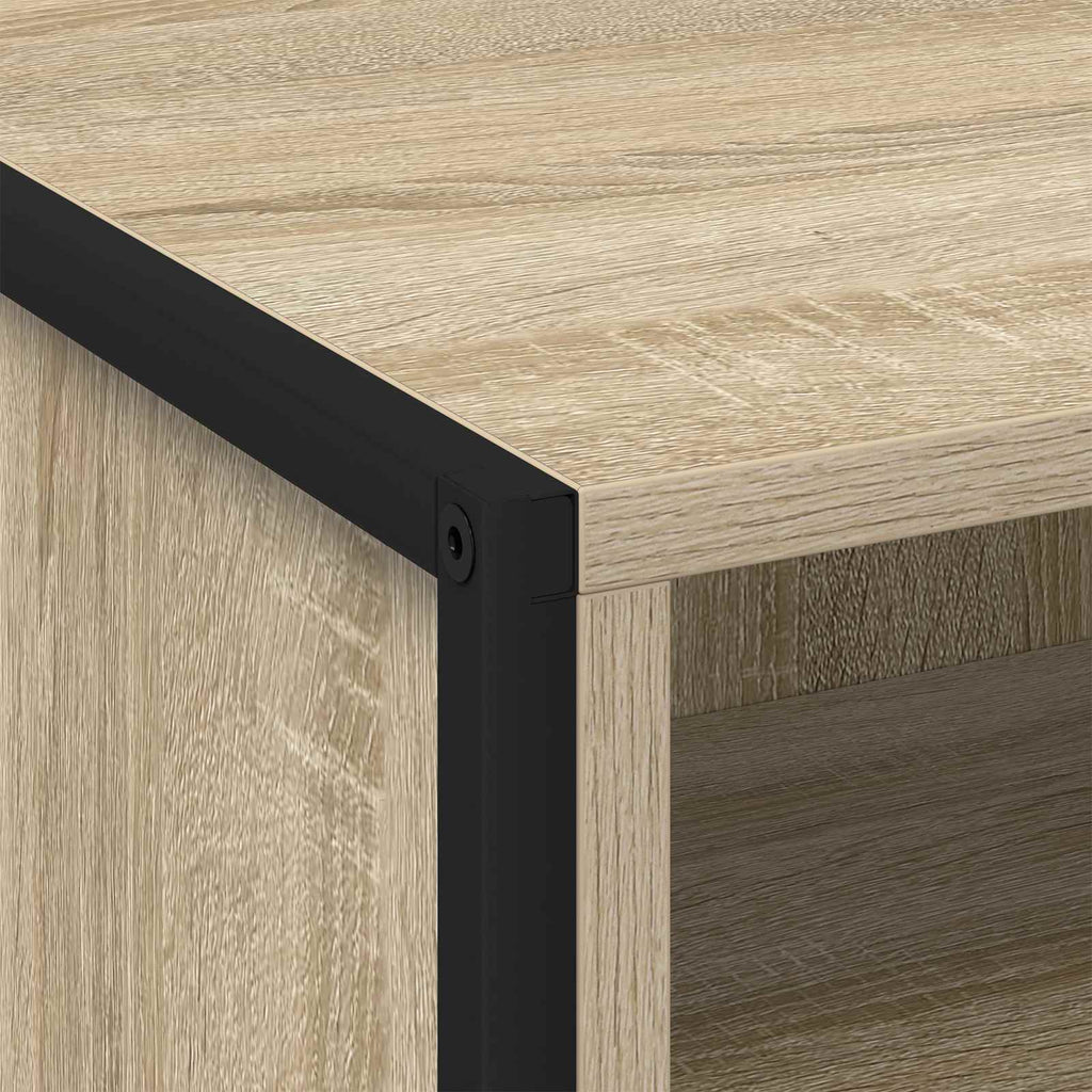 vidaXL Stolik nocny Sonoma 50 x 39,5 x 50 cm Materiał drewnopochodny
